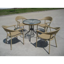 Stack klassischen Rattan Outdoor Dining Furniture